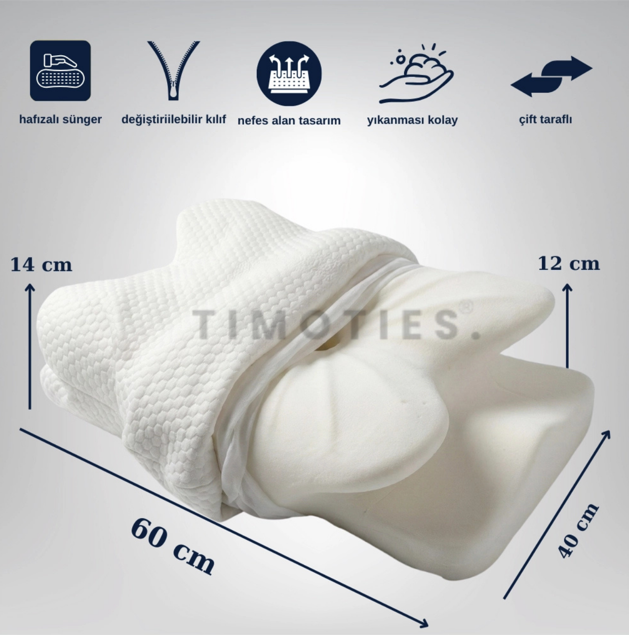 Timoties Ortopedik Visco Boyun Yastığı