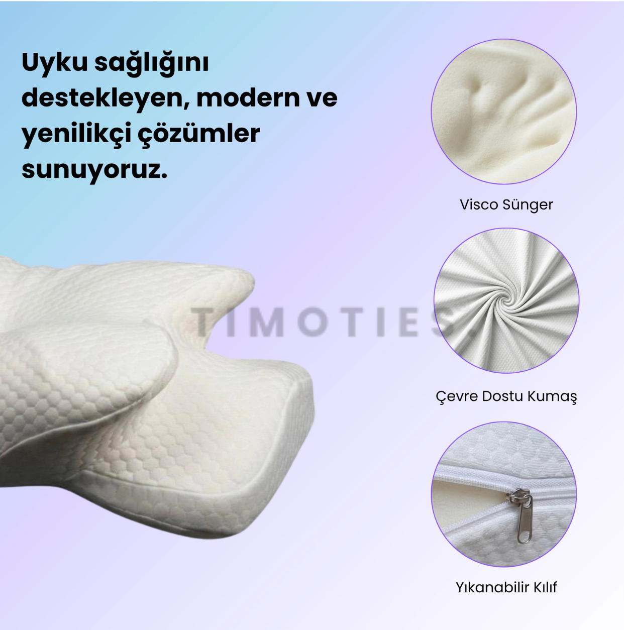 Timoties Ortopedik Visco Boyun Yastığı