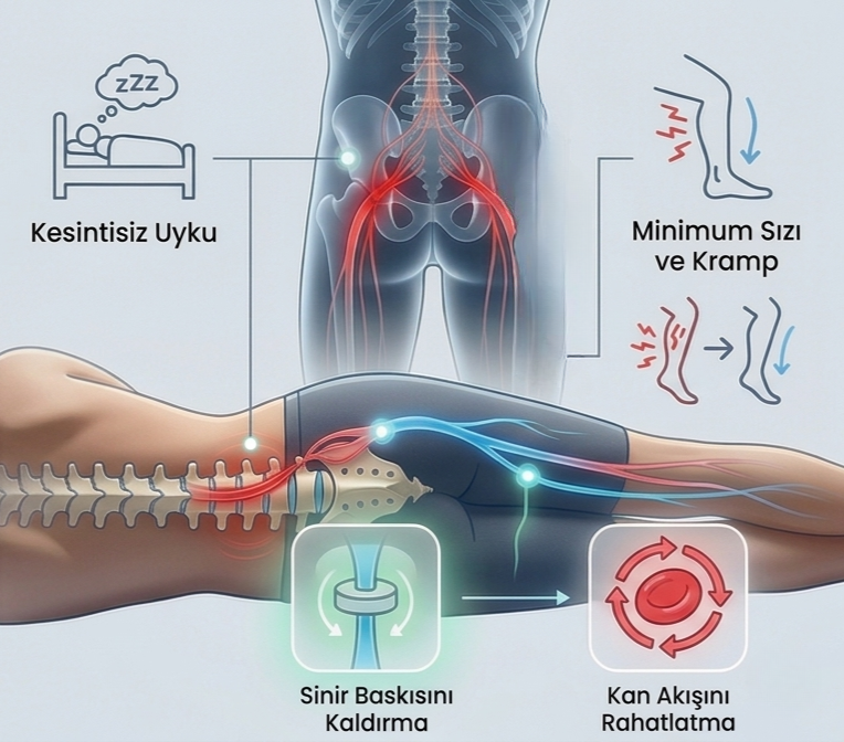 Timoties Modüler Ortopedik Uyku Bel Yastığı
