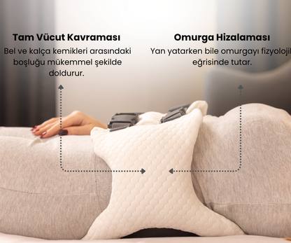 Timoties Modüler Ortopedik Uyku Bel Yastığı
