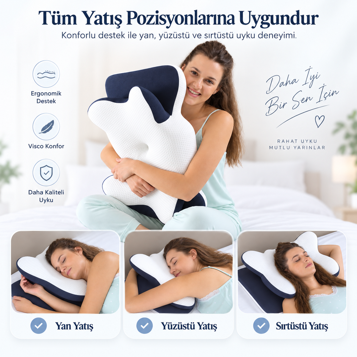 Timoties Ortopedik Visco Boyun Yastığı