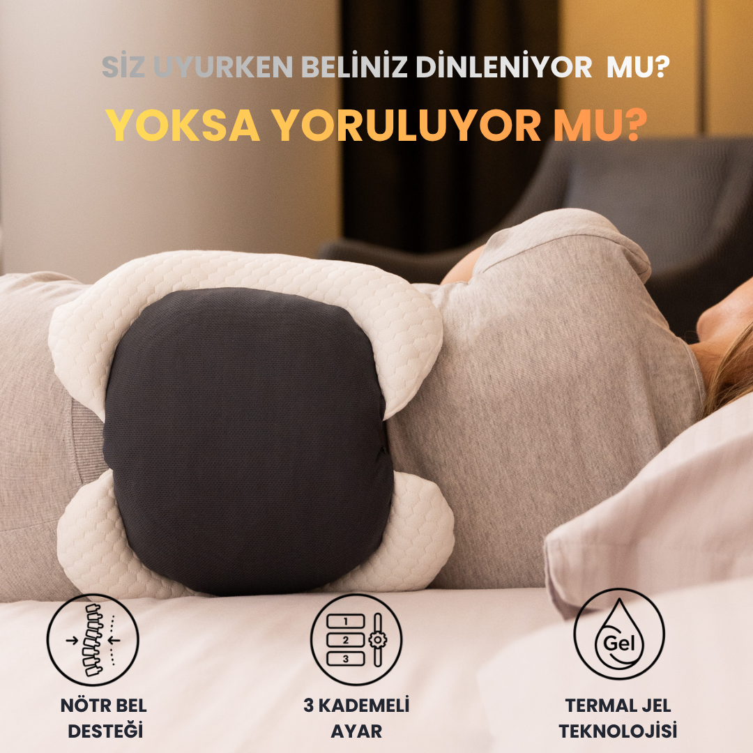 Timoties Modüler Ortopedik Uyku Bel Yastığı