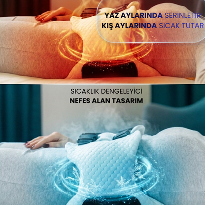Timoties Modüler Ortopedik Uyku Bel Yastığı