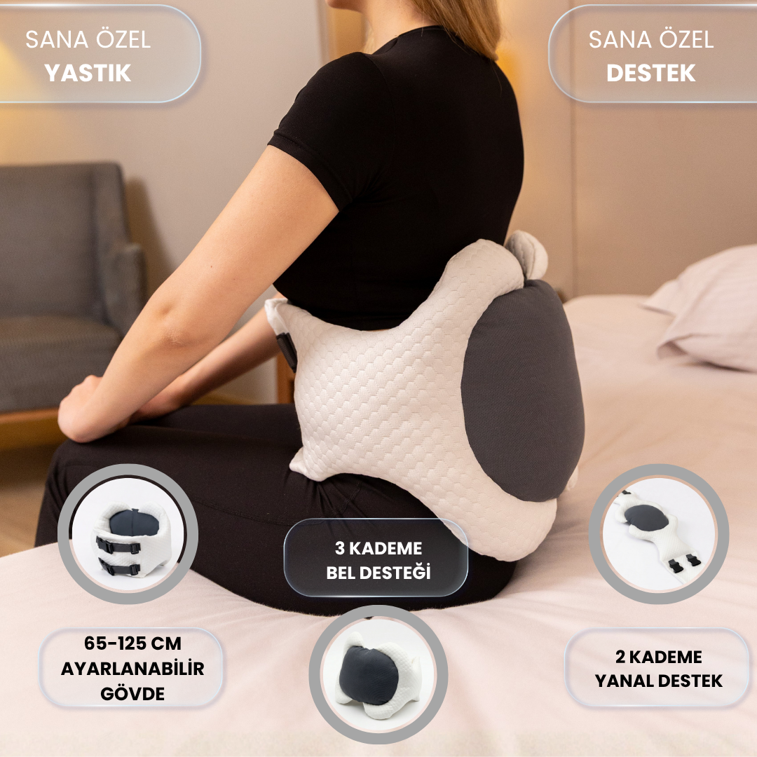 Timoties Modüler Ortopedik Uyku Bel Yastığı