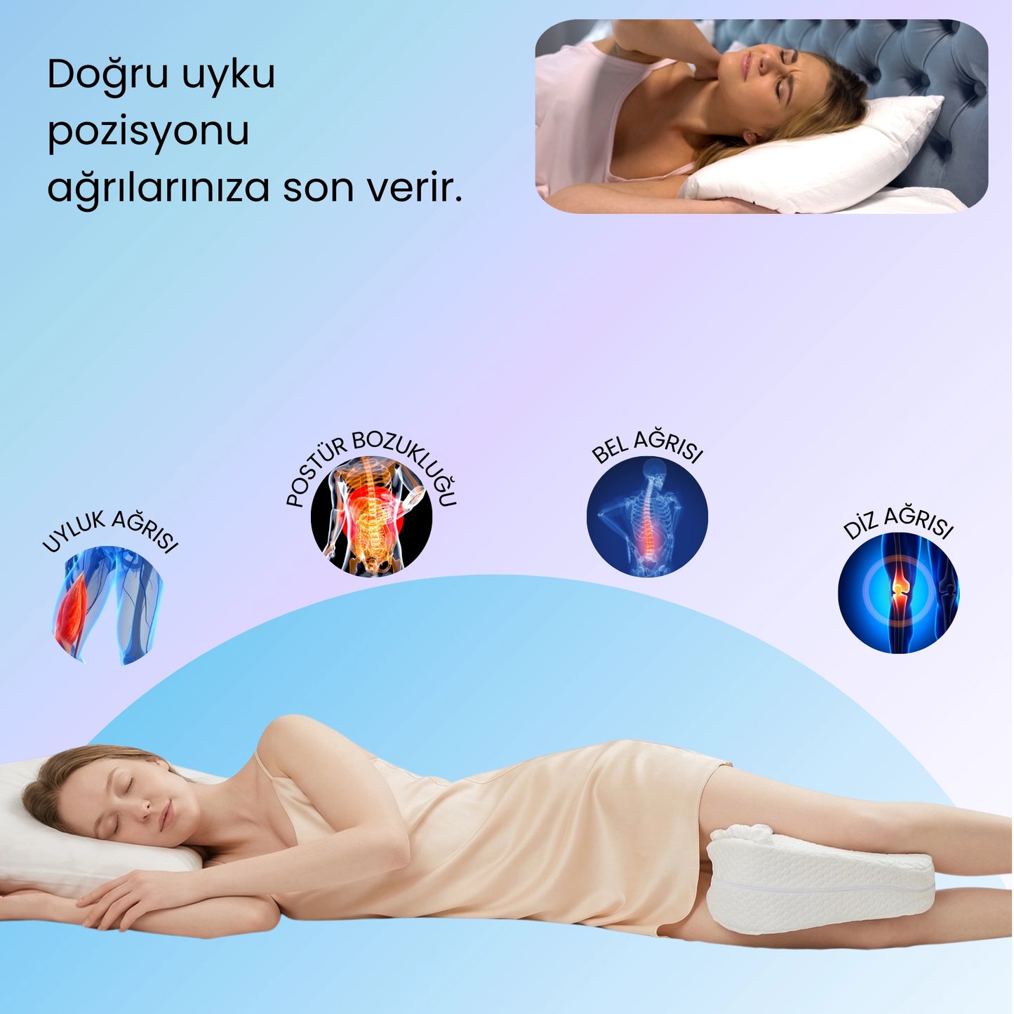 Timoties Bel, Bacak ve Siyatik Ağrı Yastığı
